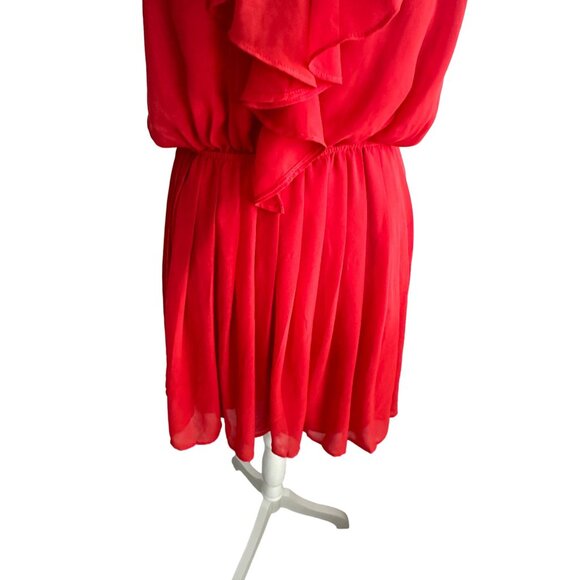 BCBGENERATION Orange Ruffle Sundress Size S NEW New without tags - Picture 8 of 8